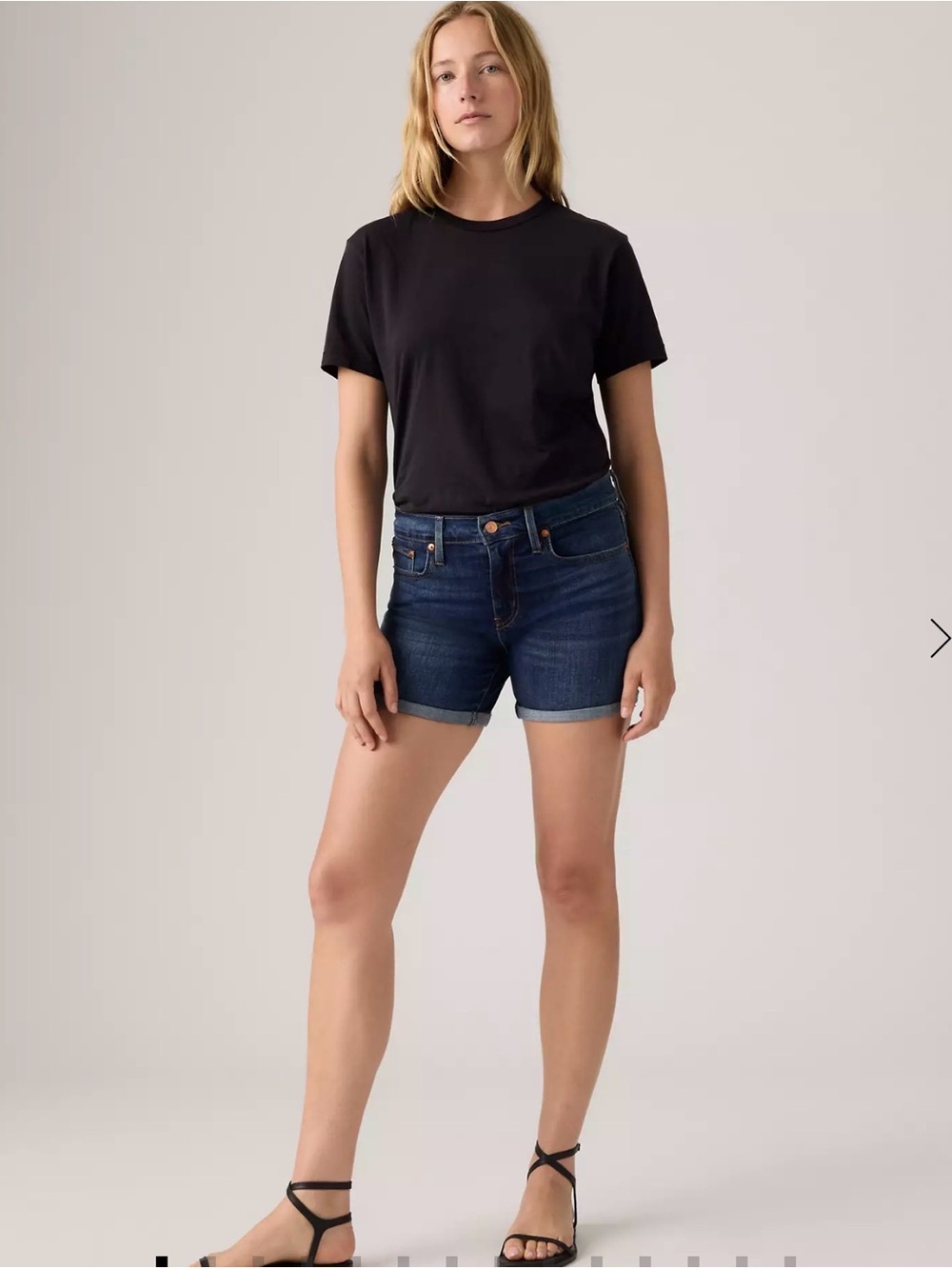 NWT Levis mid rise shorts 5” Size 8/29